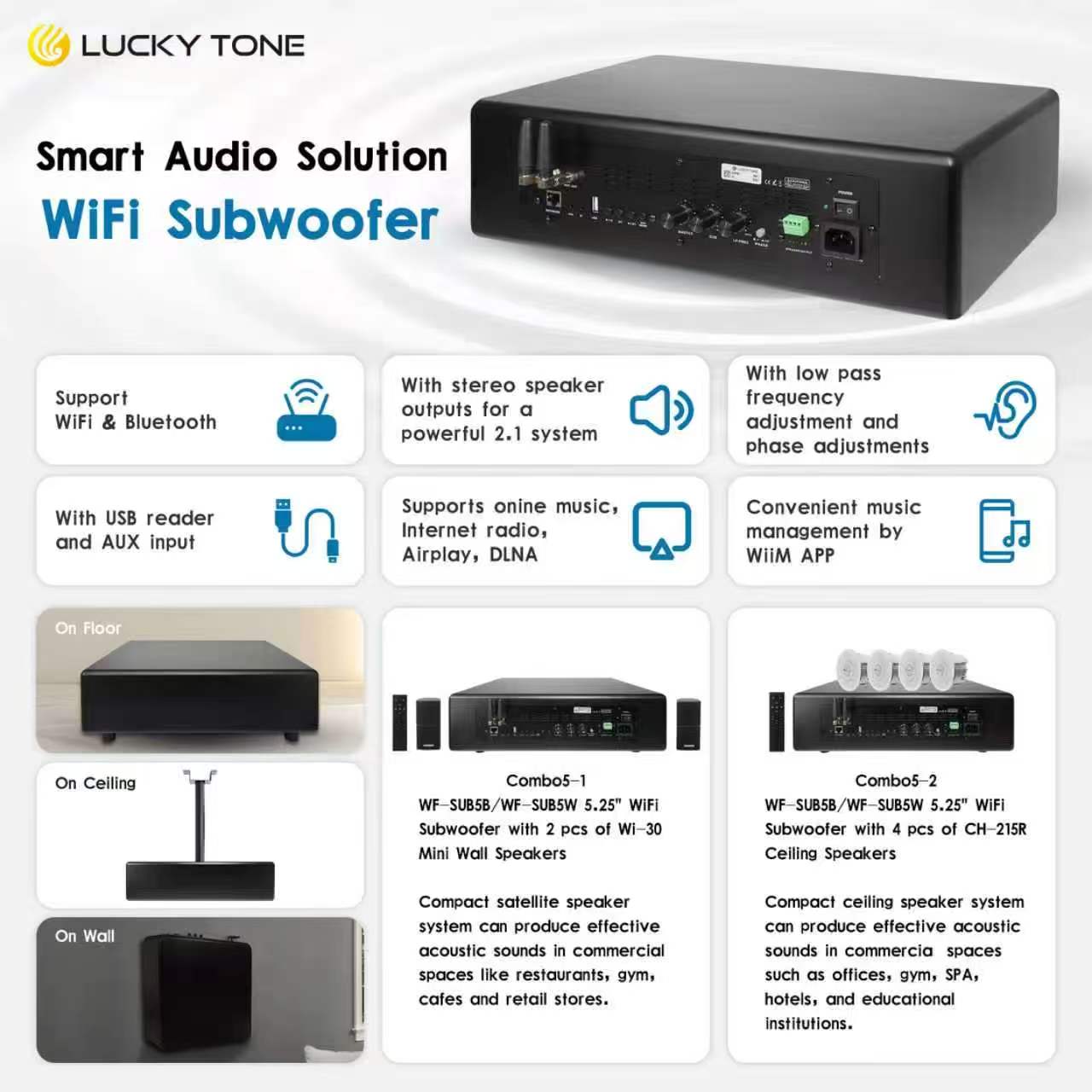 WiFi Subwoofer Smart Audio Solution