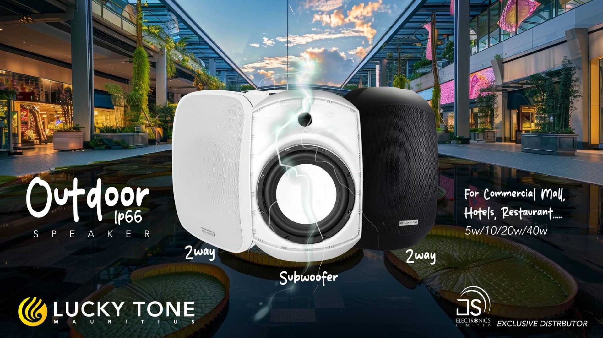 Outdoor IP66 Speaker Range
