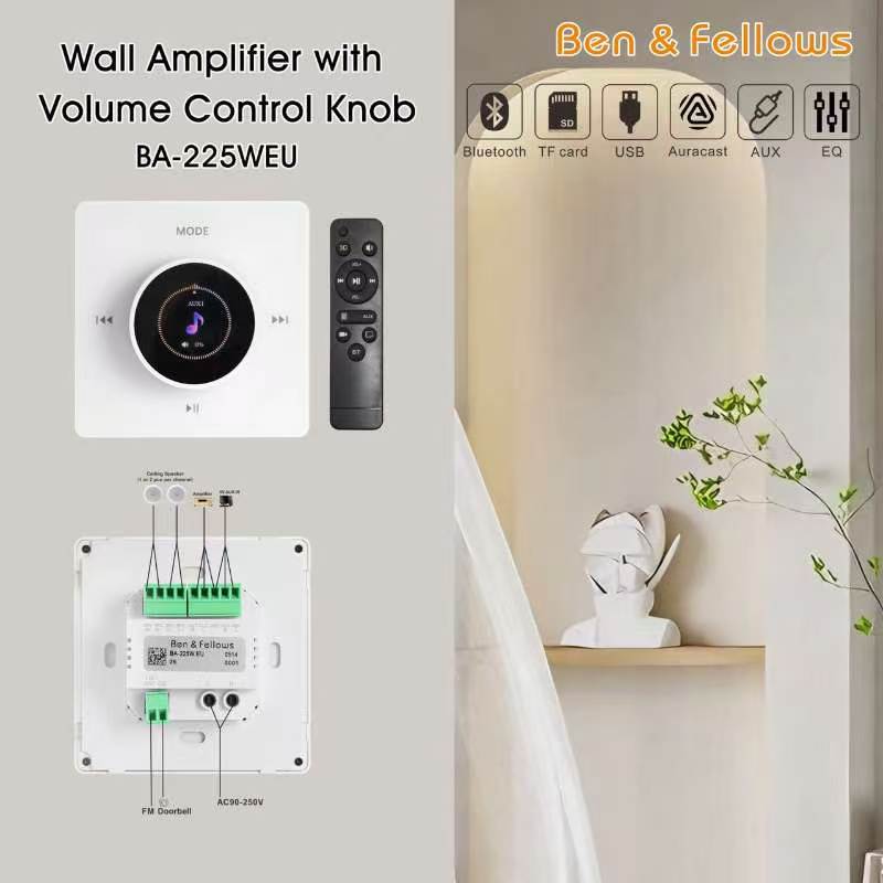 BA-225WEU Wall Amplifier with Volume Control